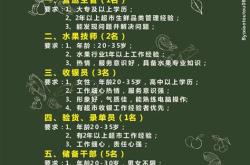 求职指南：池州新能源生鲜库招聘