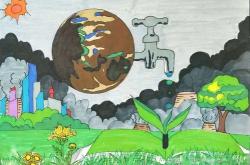 环保科技绘画作品
