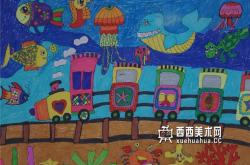 海洋科技画简单