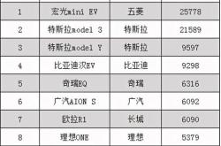 新能源汽车行业前十