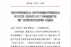 深圳新能源挂牌政策解读