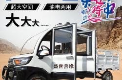 双排座电动车货车图片及报价