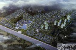 青山湖桃李春风全景图